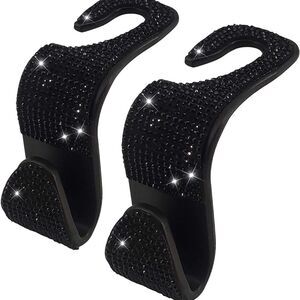 Bling Car Purse Bag Hooks Hangers Auto Front seat or Backseat 2 pack